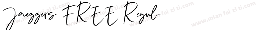 Jaeggers FREE Regul字体转换